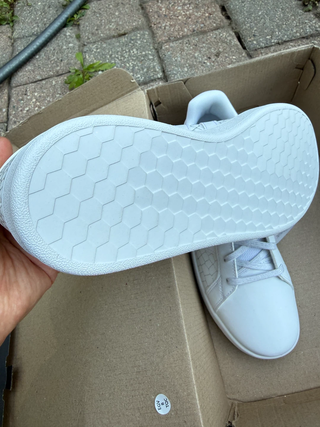 Adidas White Sneakers Junior US8.5 - photo 5