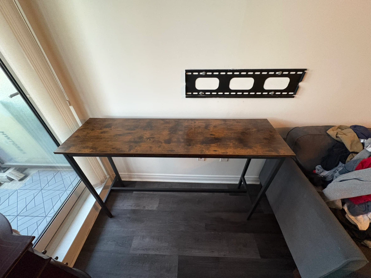 Rustic Industrial Console Table - photo 2