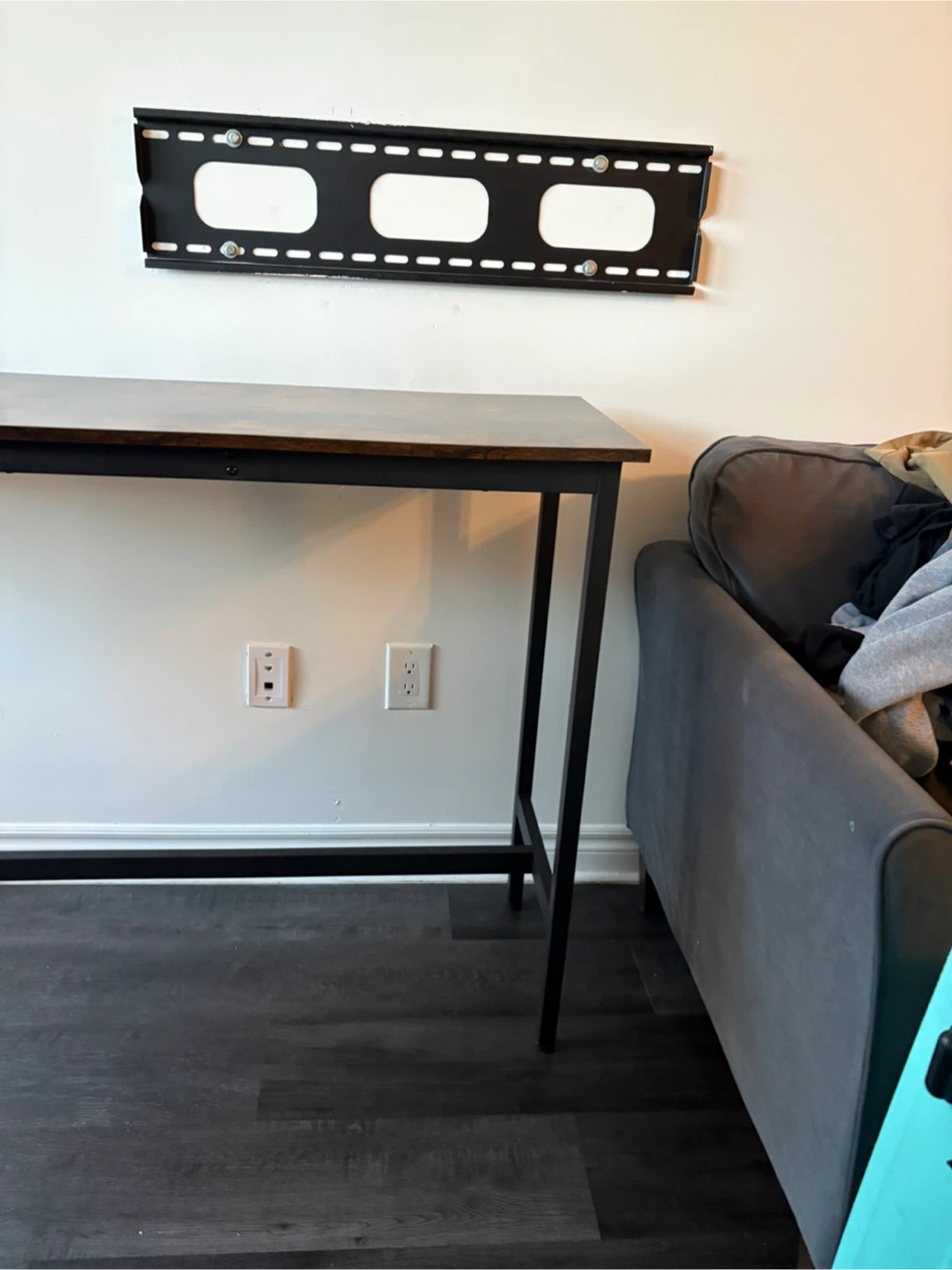 Rustic Industrial Console Table - photo 5