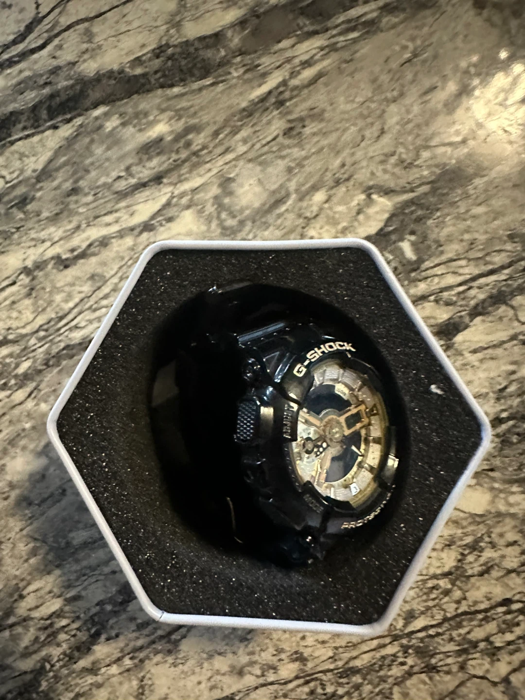 Casio G-Shock Watch Black and Gold