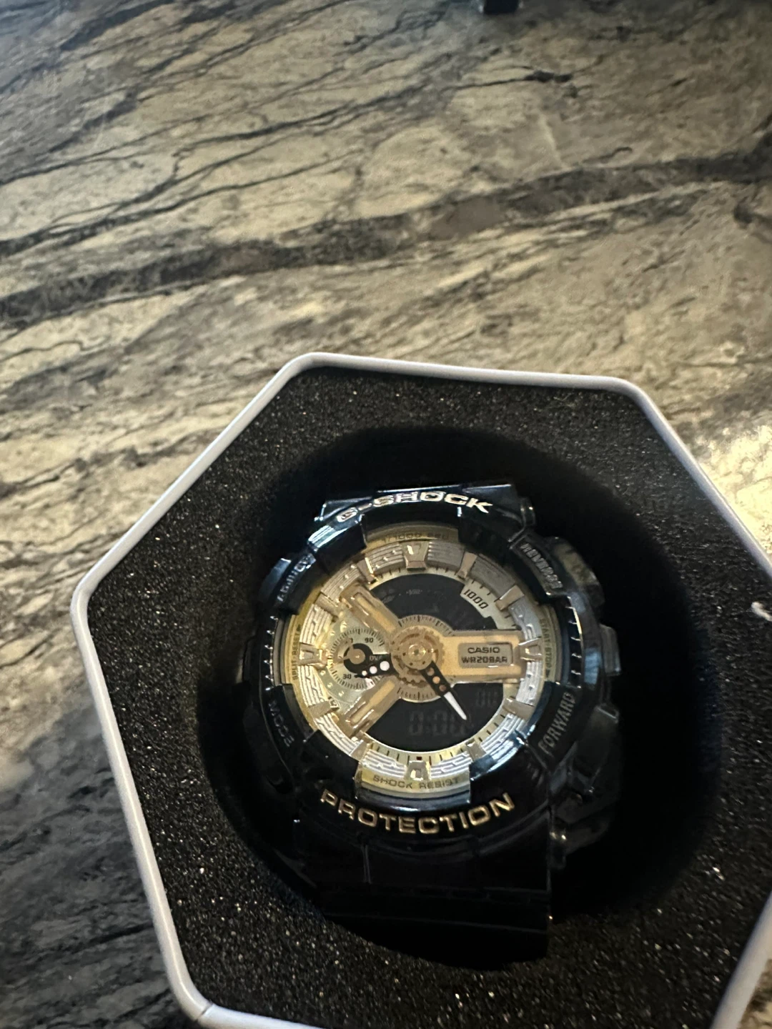 Casio G-Shock Watch Black and Gold - photo 3