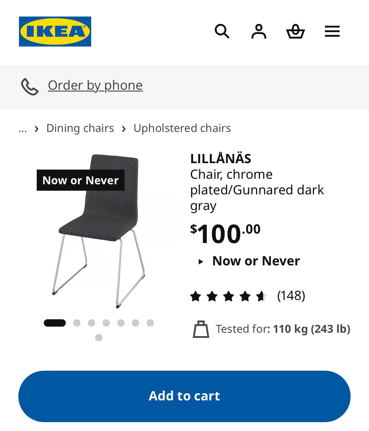IKEA LILLÅNÄS Dining Chairs x 4, $30 each PLEASE READ ALL - photo 4