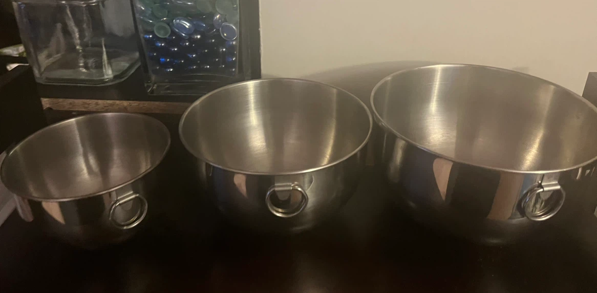 Set of 5 Stainless Steel Mixing Bowls - photo 5