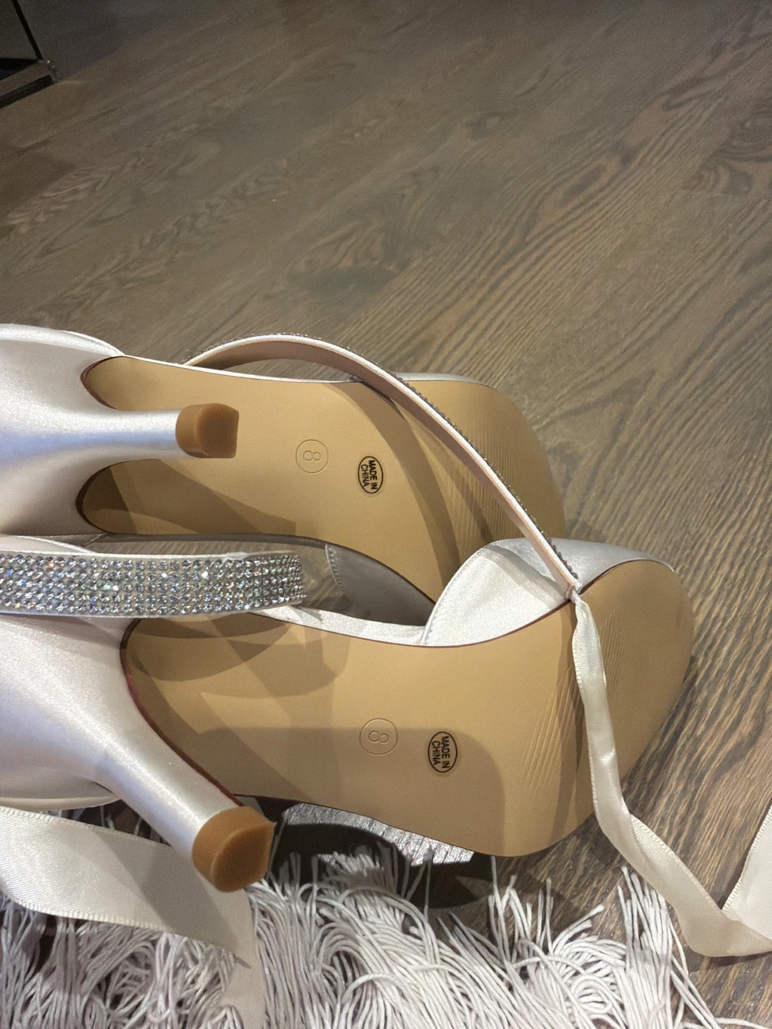ELEGANT PARK White Heels Size 8 - photo 3
