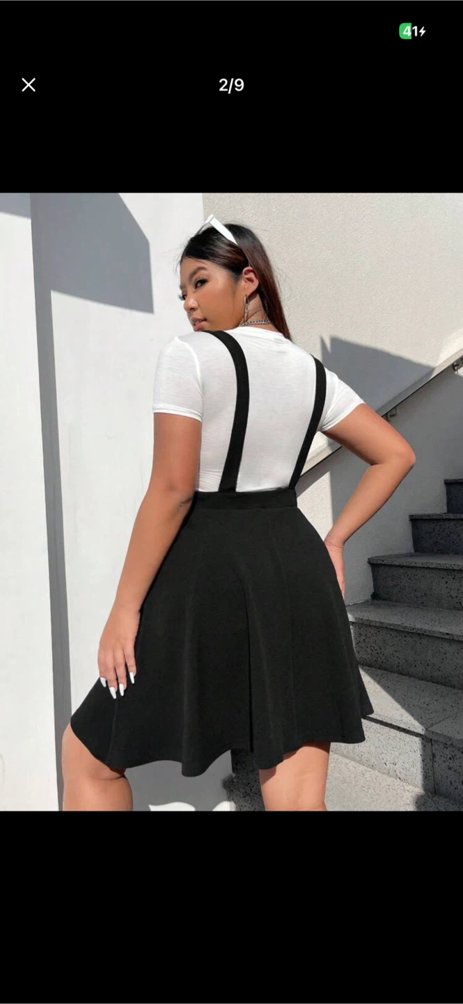 Black Pinafore Skirt - photo 3
