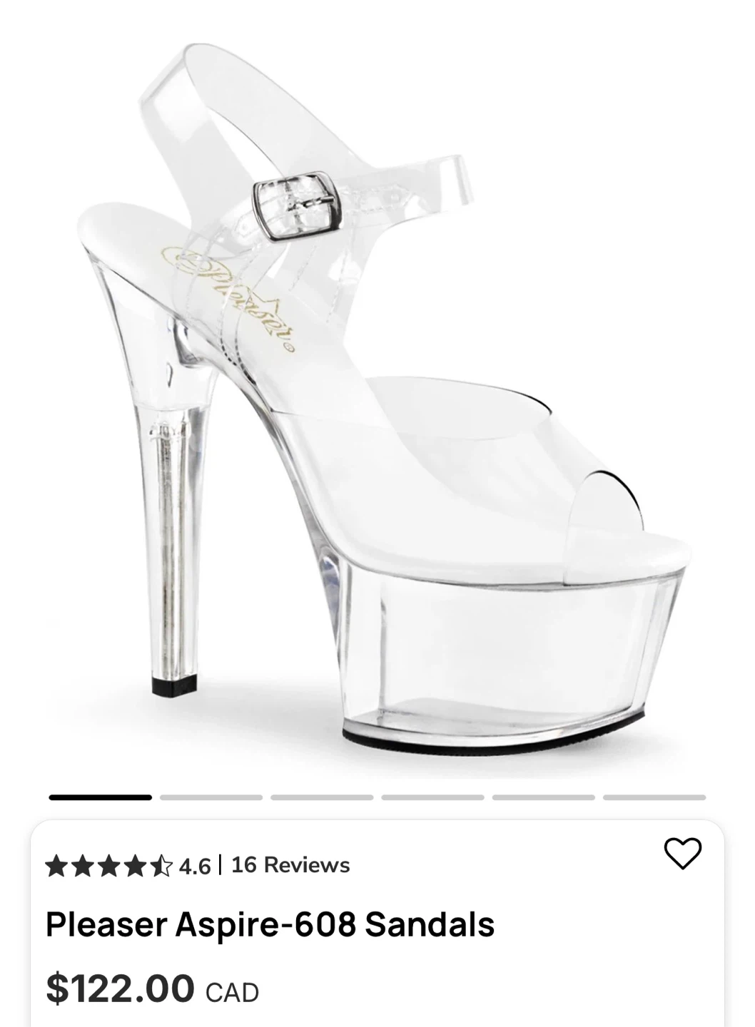 Pleaser Aspire-608 Sandals - photo 2