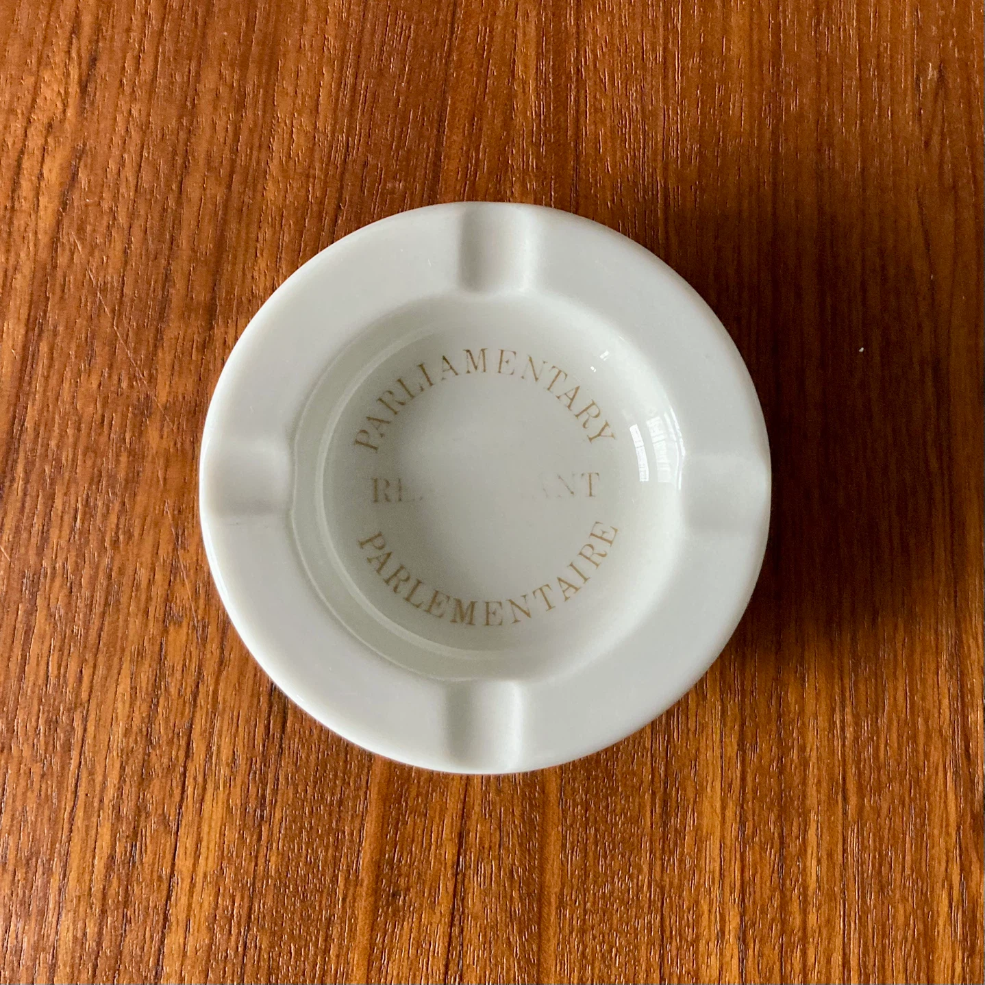 Vintage 1950s Canadian Parliamentary Restaurant Ashtray