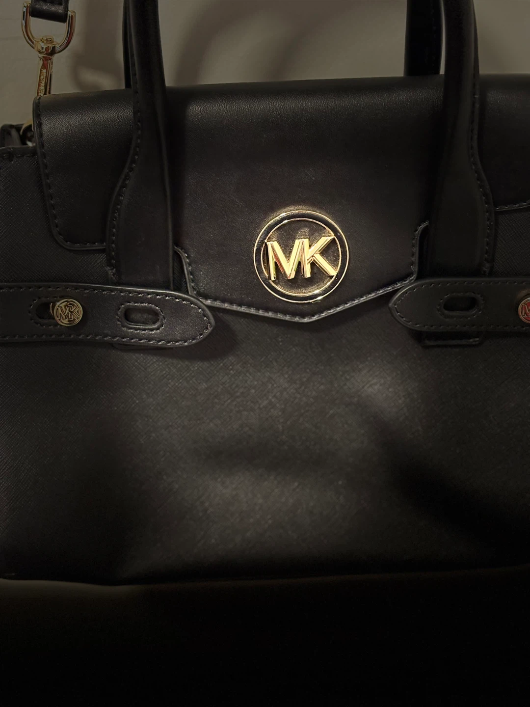Michael Kors Black Carmen N/S Leather Satchel Bag NEW!! - photo 2