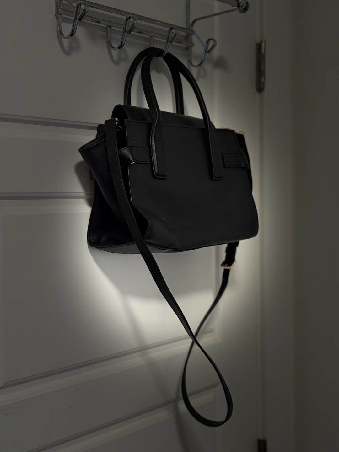 Michael Kors Black Carmen N/S Leather Satchel Bag NEW!! - photo 3