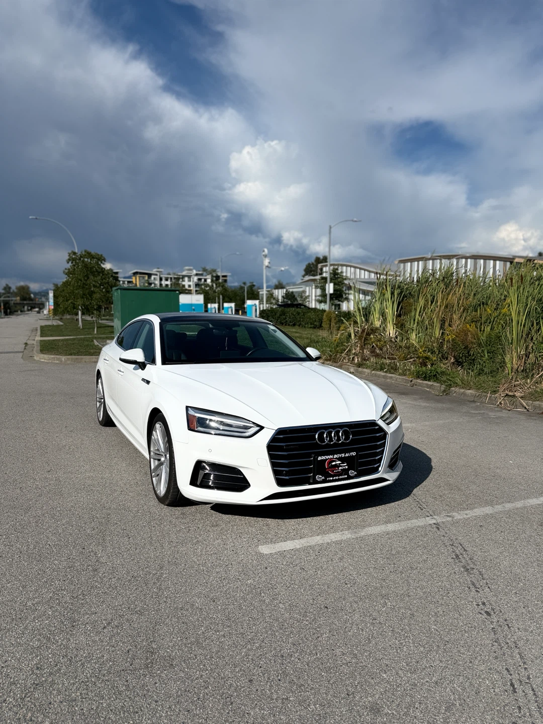 White Audi A5