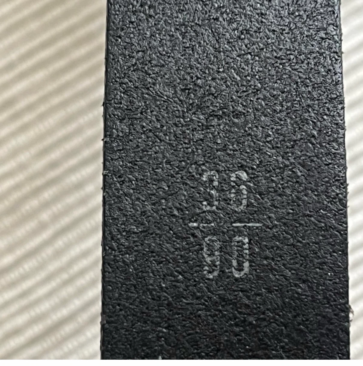 John Varvatos Black Leather Belt - photo 3