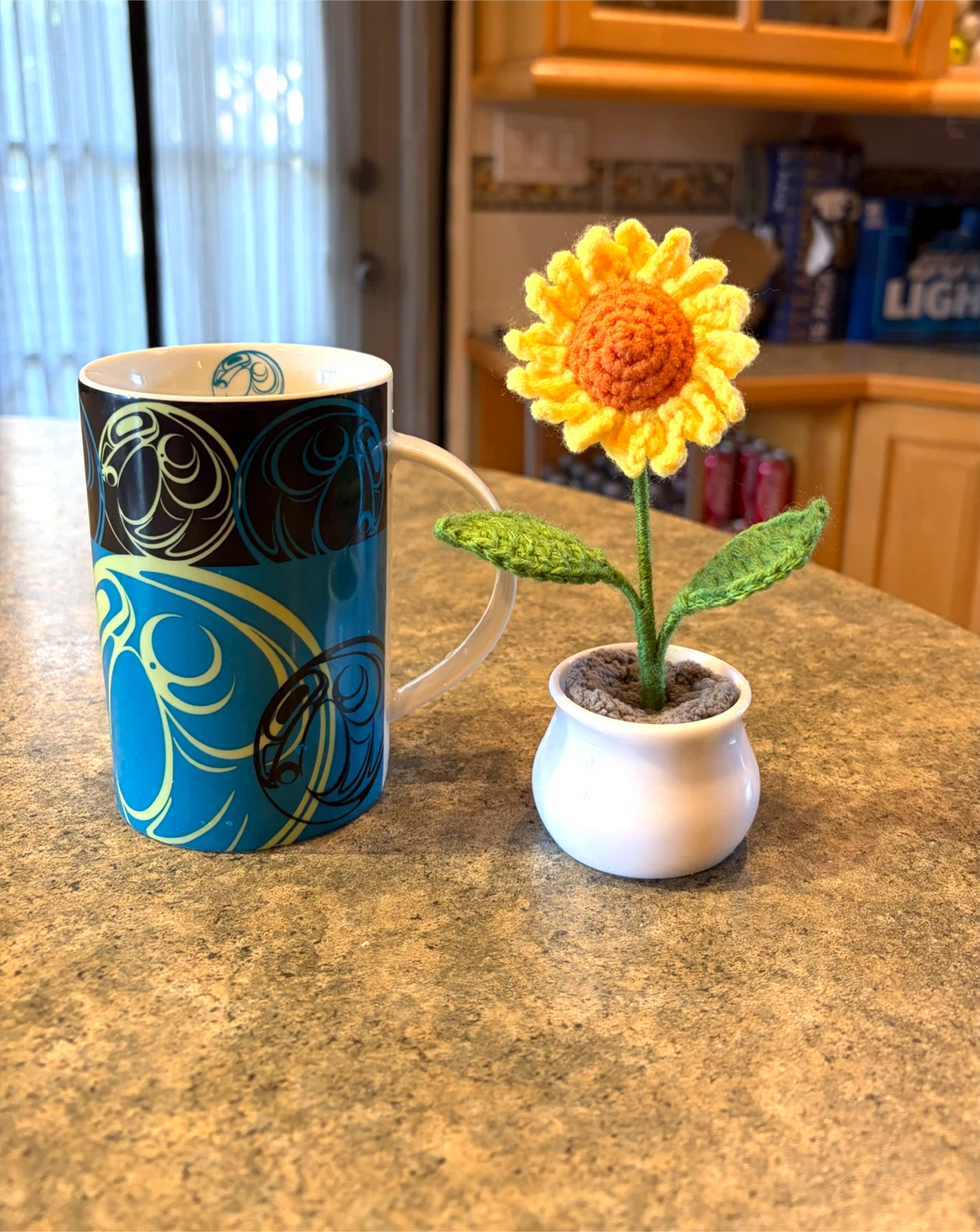 Sunflowers in pots - photo 4