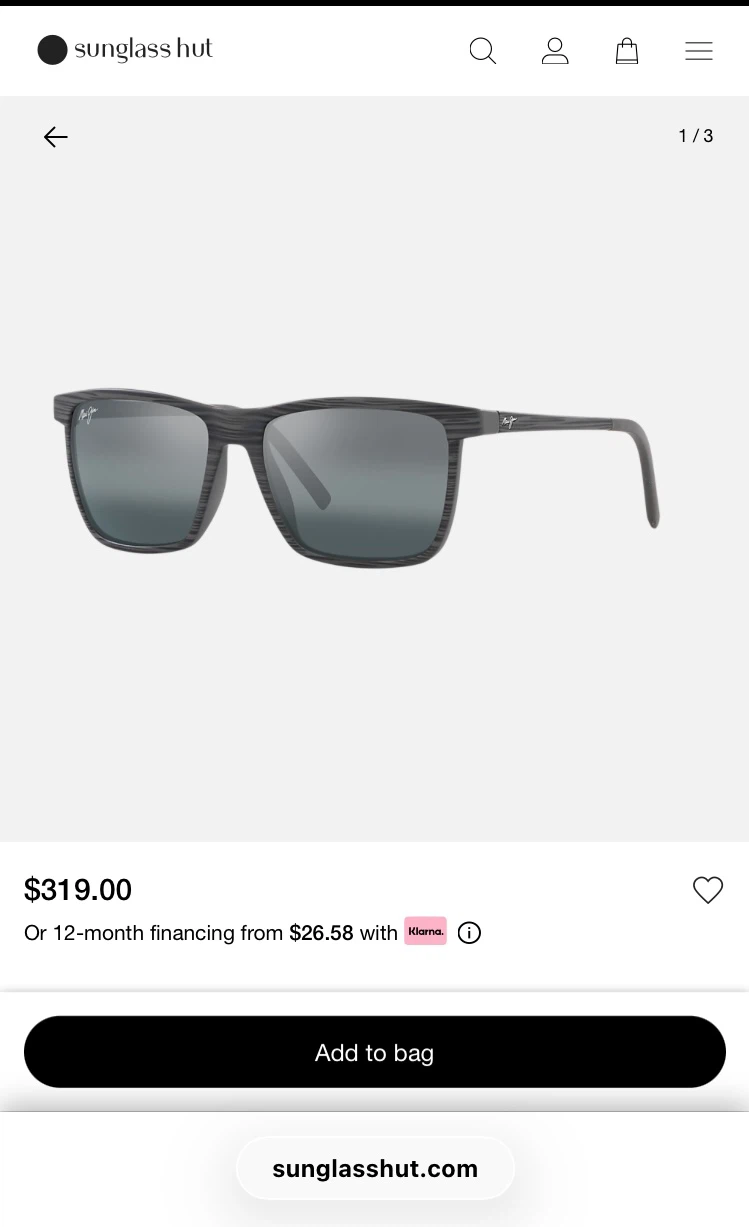 Maui Jim One Way Sunglasses