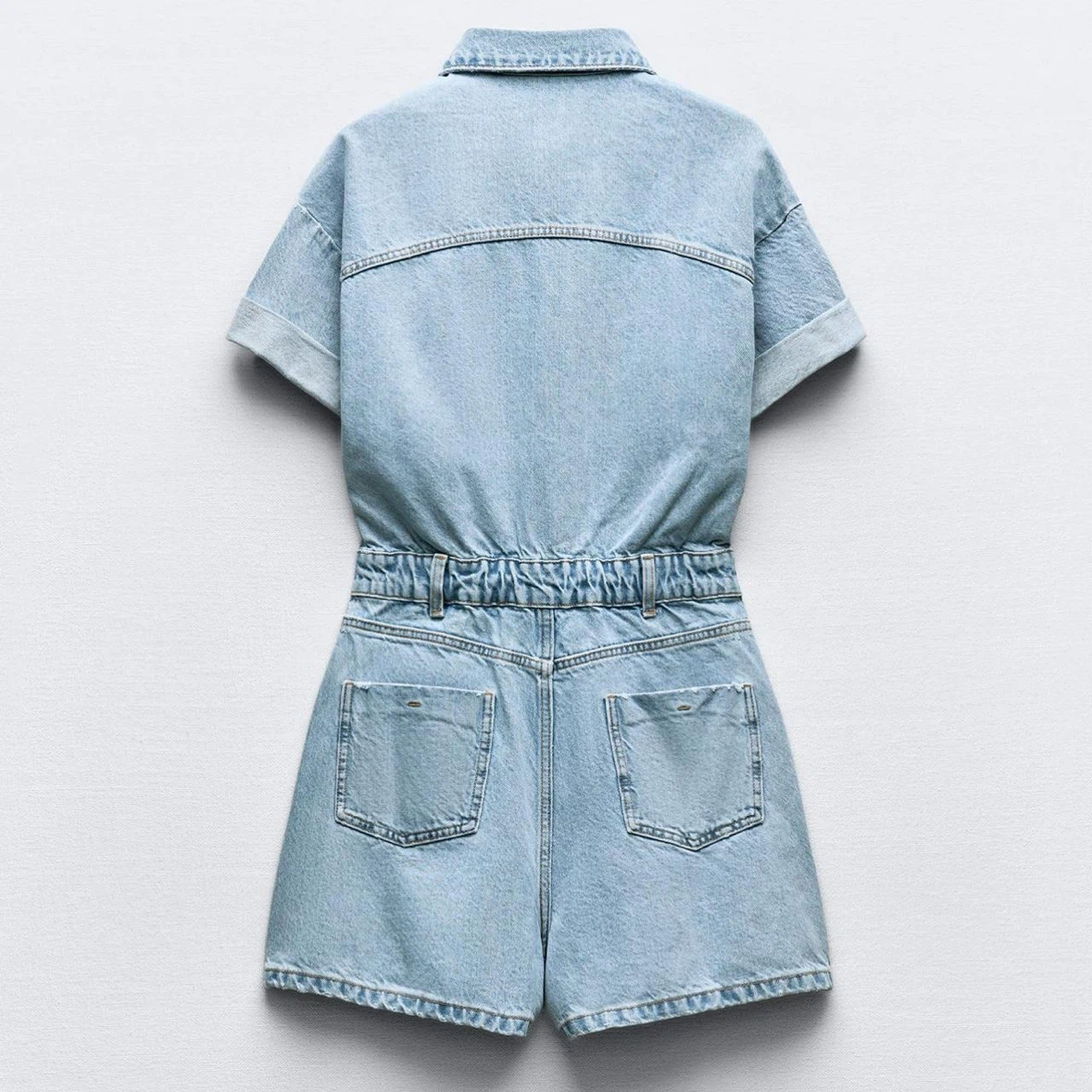 Zara: Denim Jumpsuit- Size Medium - NWOT - photo 5