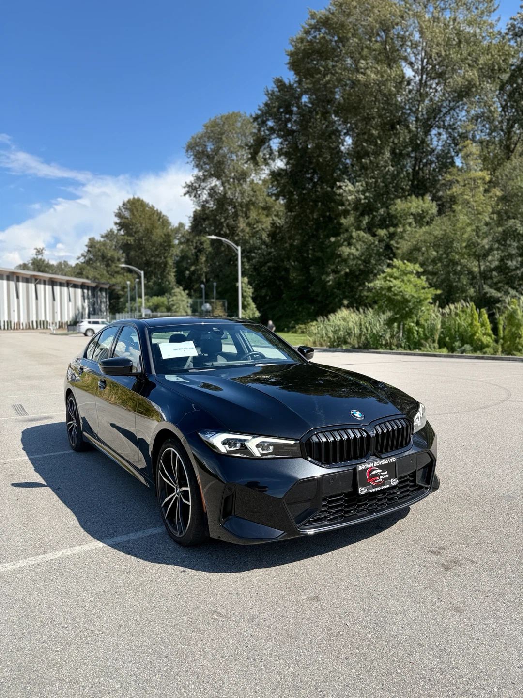 Black BMW 330i Sedan