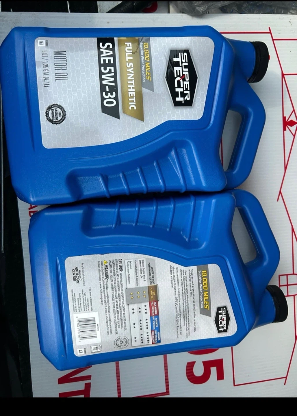 Super Tech Full Synthetic 5W-30 Motor Oil - 5 Quart - photo 2