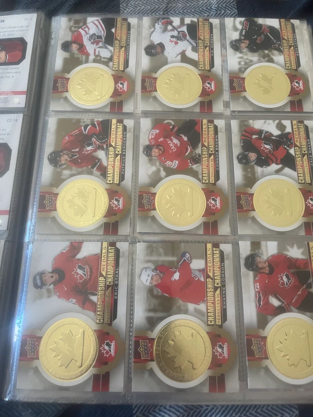 Collection of Upper Deck Team Canada Hockey Cards - photo 3