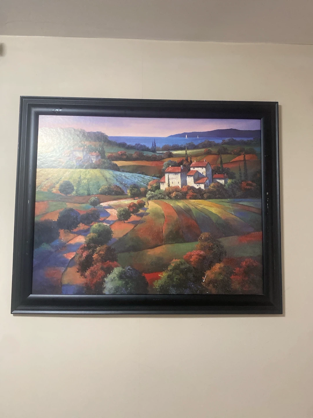 Framed Landscape Painting - photo 2