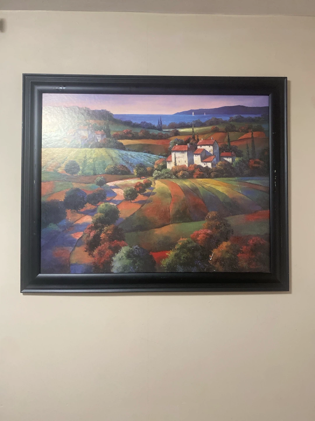 Framed Landscape Painting