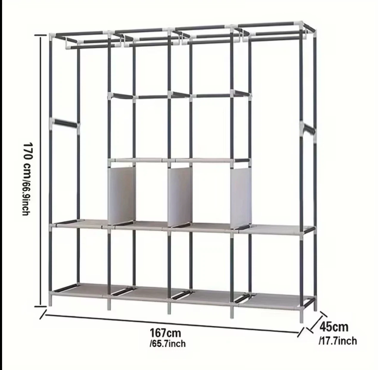 Portable Large Wardrobe (BRAND NEW IN BOX) - photo 5