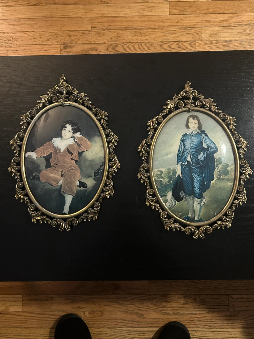 Vintage The Blue Boy and Pinkie Framed Prints