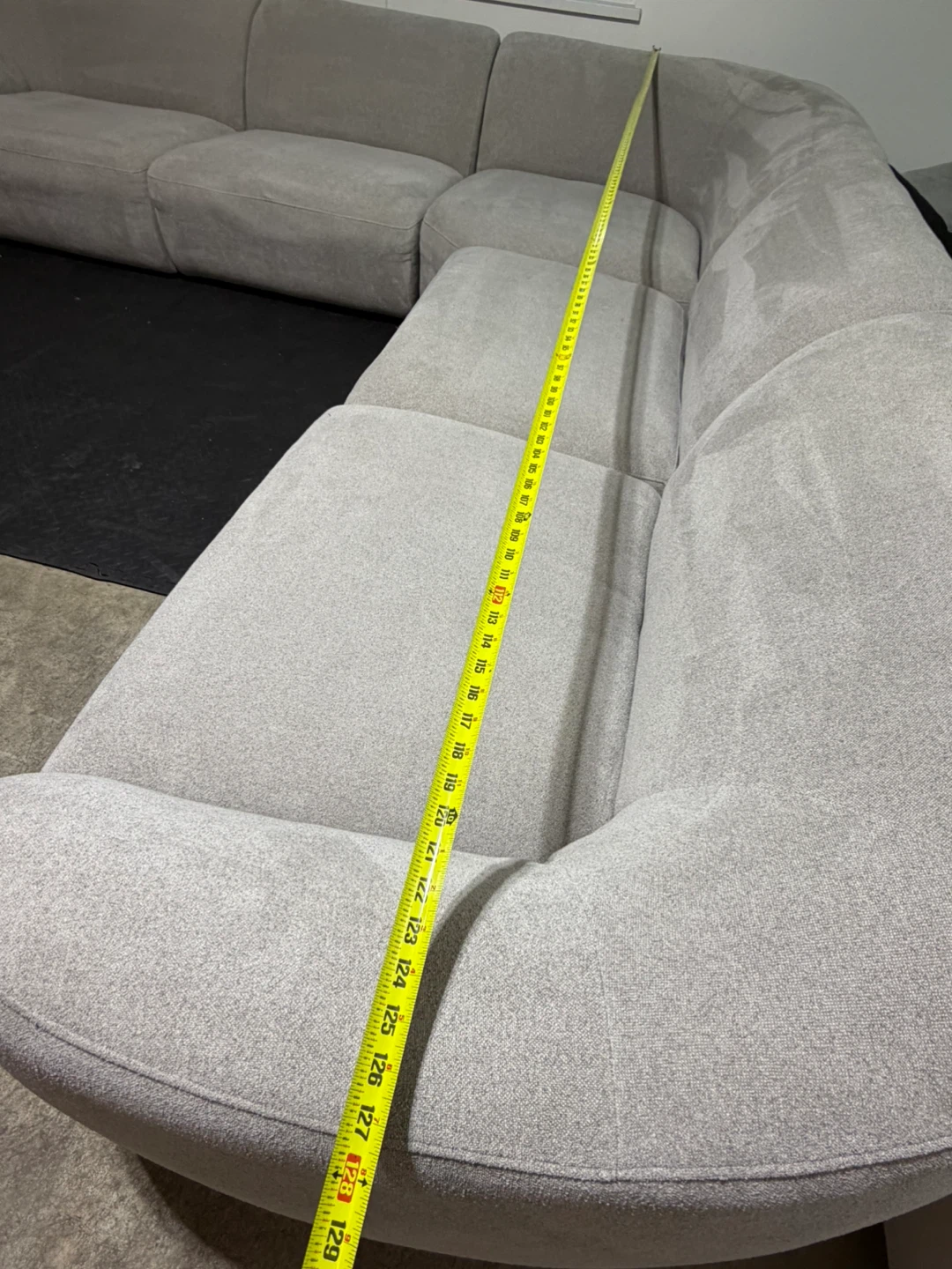 Curved Sectional Sofa ( Delivery Available ) - photo 2