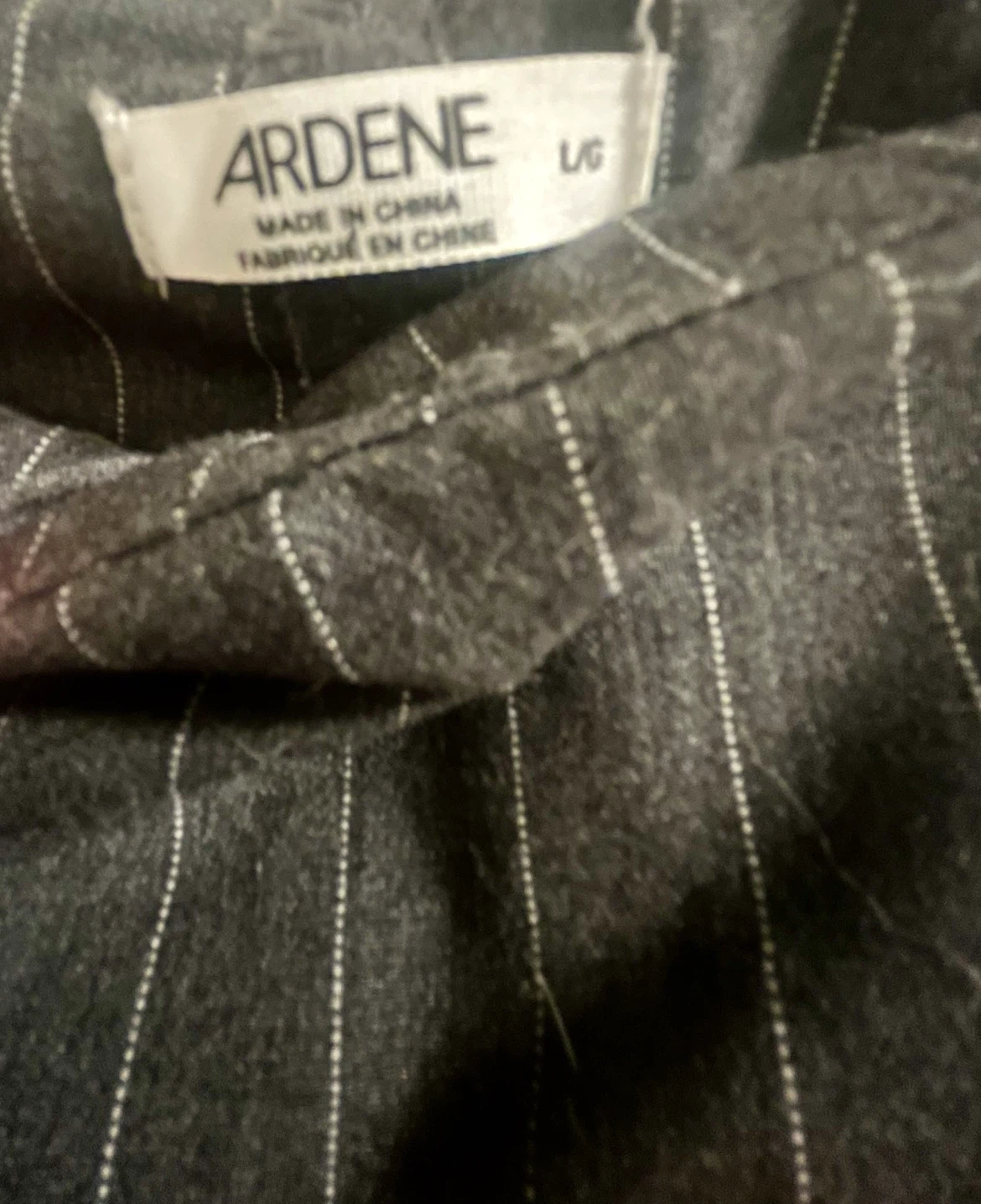 Ardene pinstripe pleated skirt with shorts - photo 3