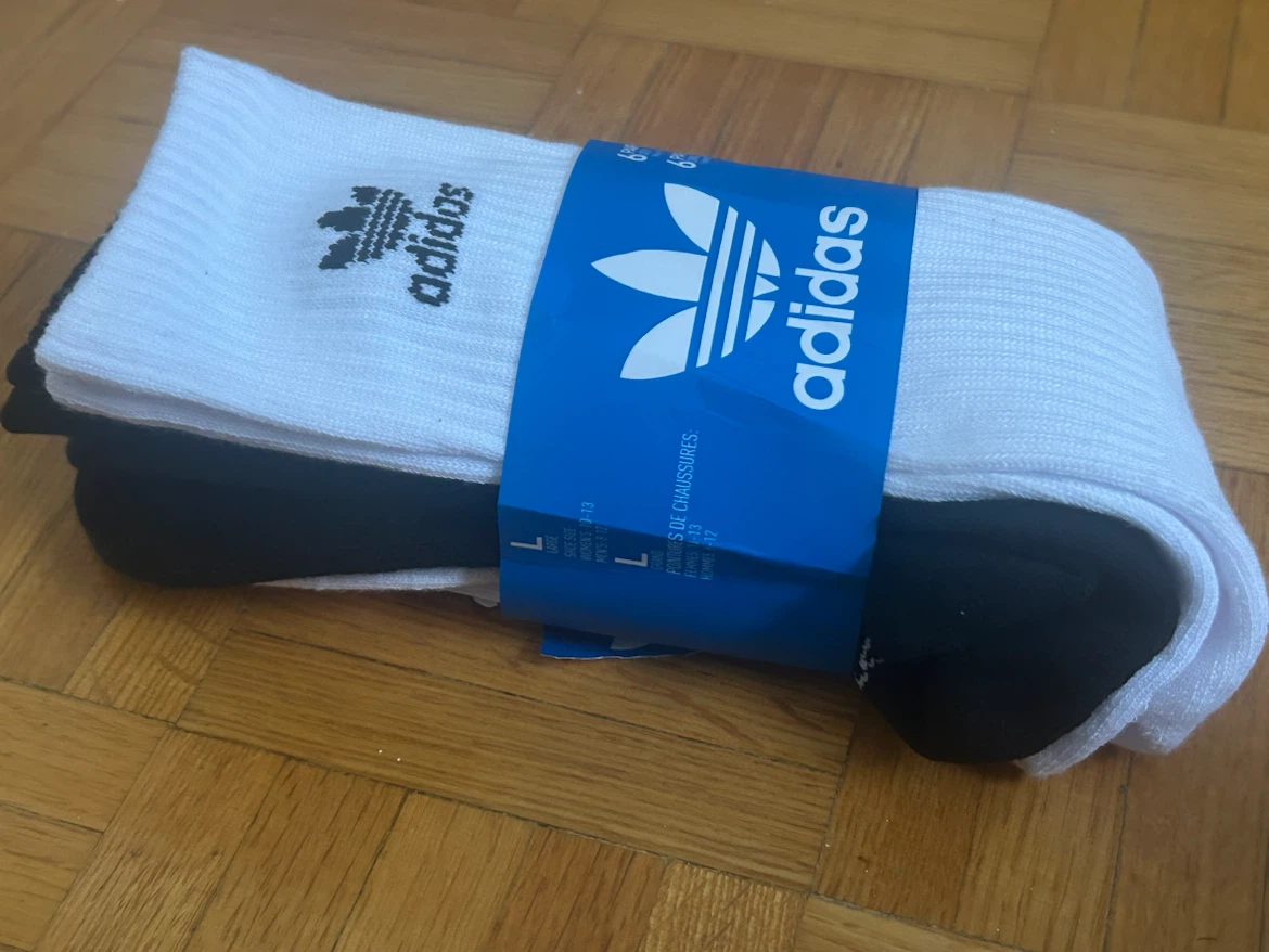 Adidas Originals Crew Socks Mens 8-12