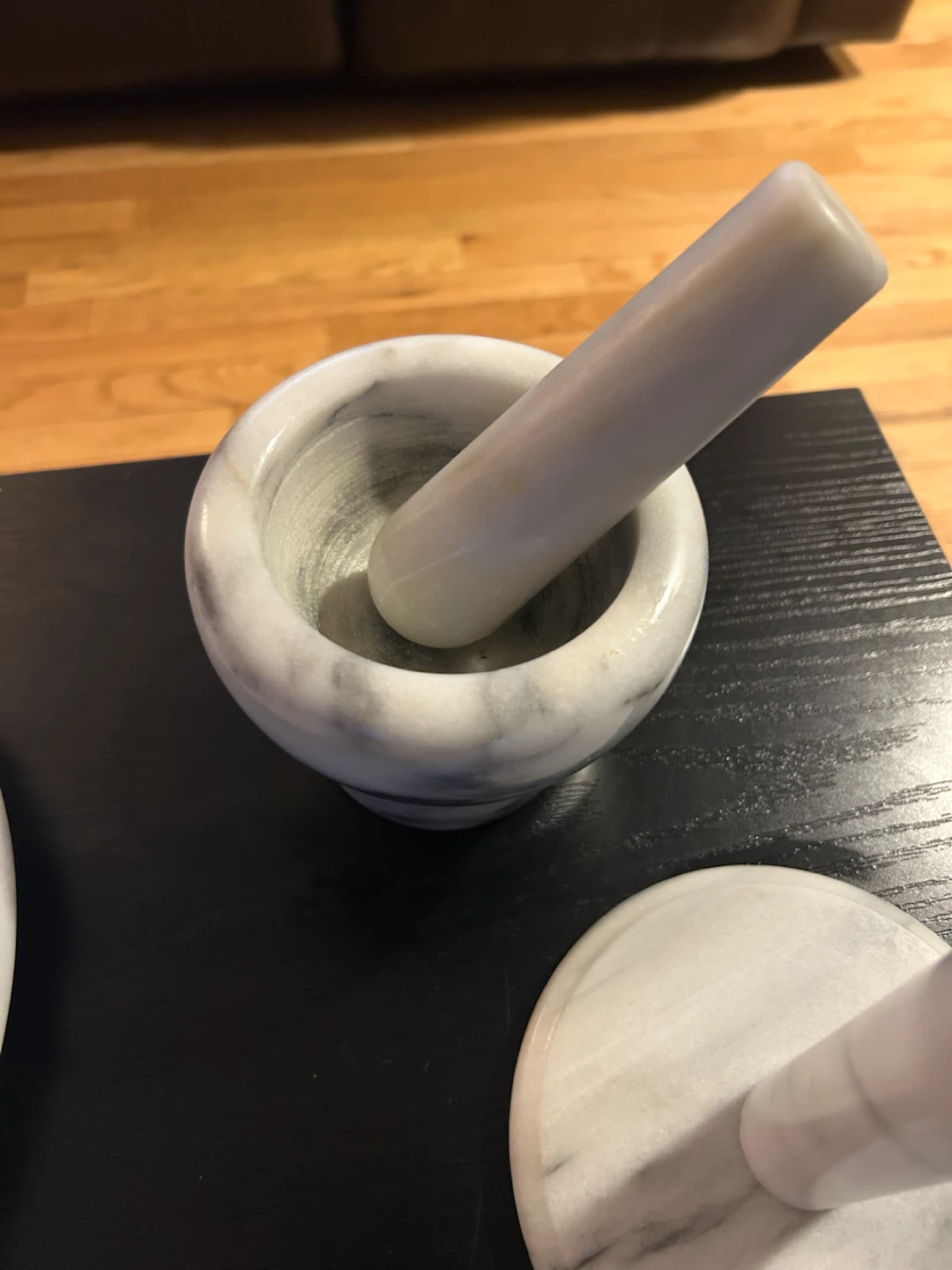 6-Piece White Marble Kitchenware Set - photo 5