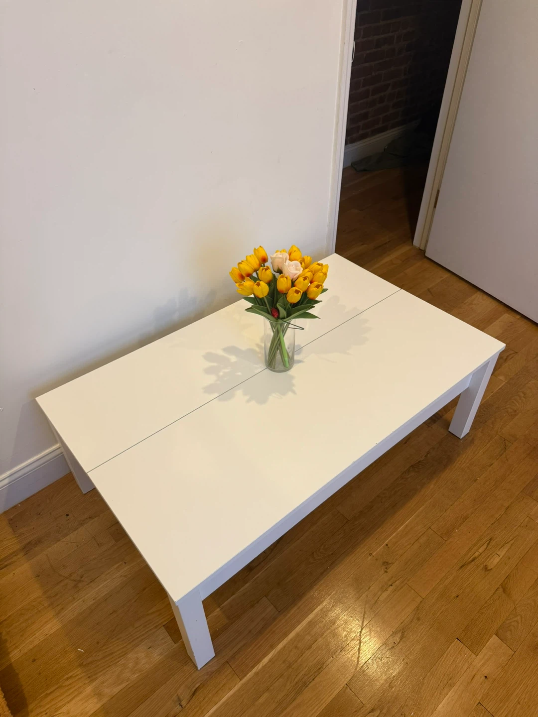 IKEA White Lift-Top Coffee Table - photo 3