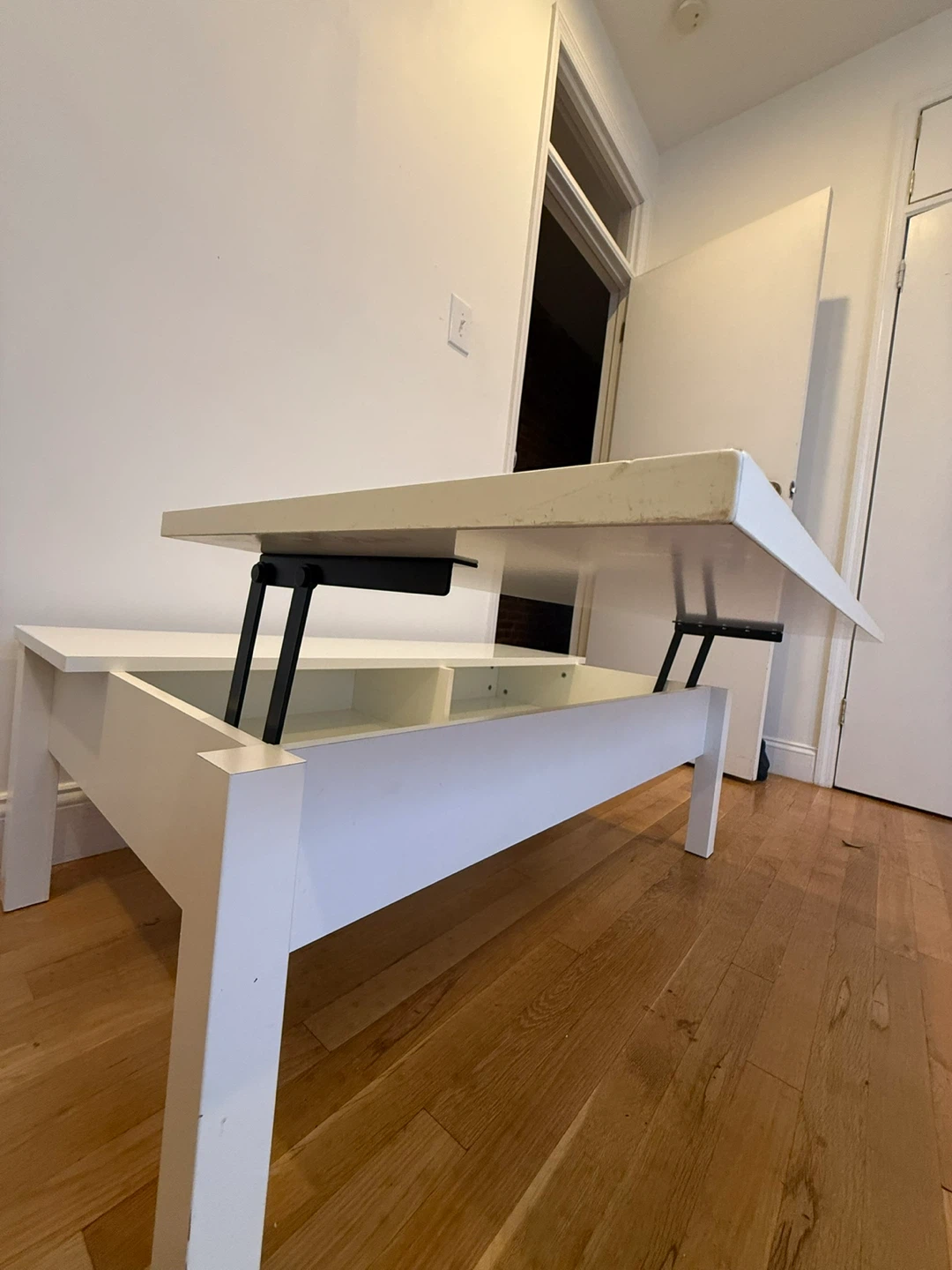 IKEA White Lift-Top Coffee Table - photo 5