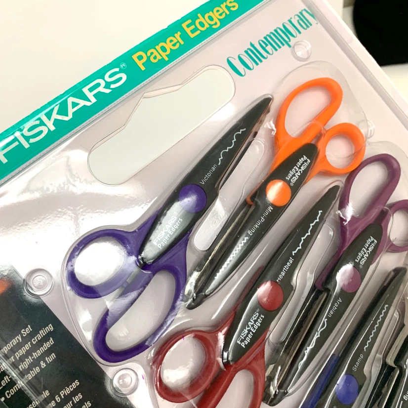 Fiskars Contemporary Paper Edgers Scissors Set (6 Piece) - photo 2