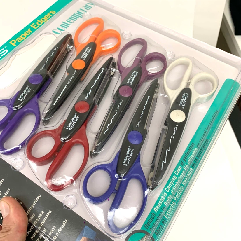 Fiskars Contemporary Paper Edgers Scissors Set (6 Piece) - photo 3