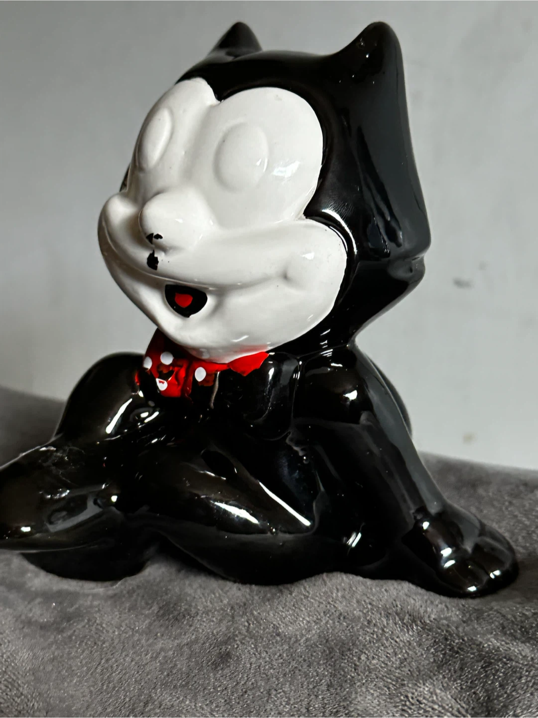 Vintage 1980s Felix the Cat Ceramic Coin Bank - photo 2