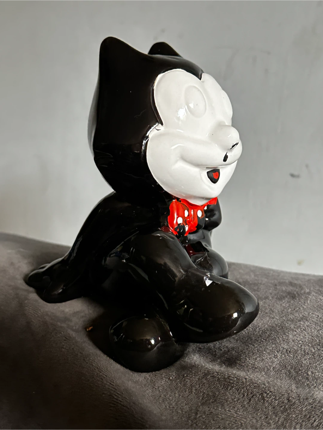 Vintage 1980s Felix the Cat Ceramic Coin Bank - photo 5