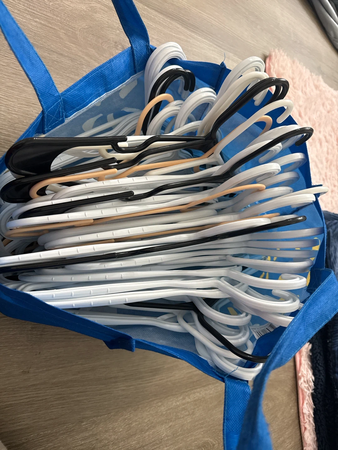 Mixed Hangers and Pants Rack