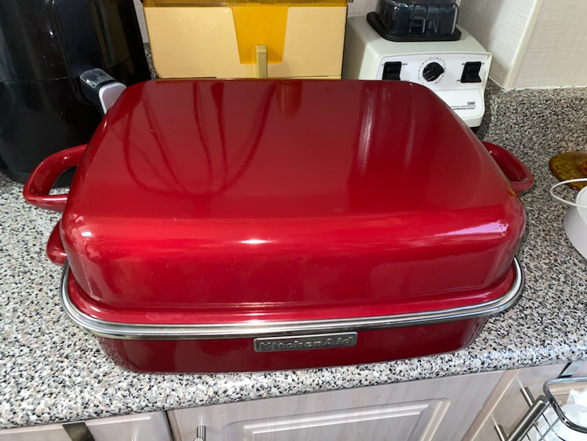 KitchenAid Roaster Pan Red
