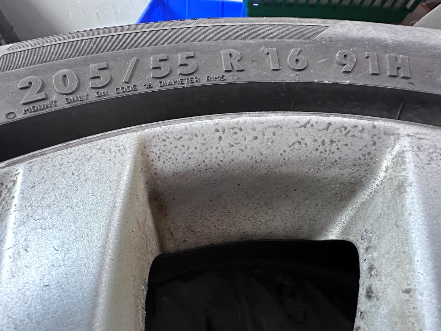 Continental 205/55R16 All-Season Tires with Mazda Alloy Wheels