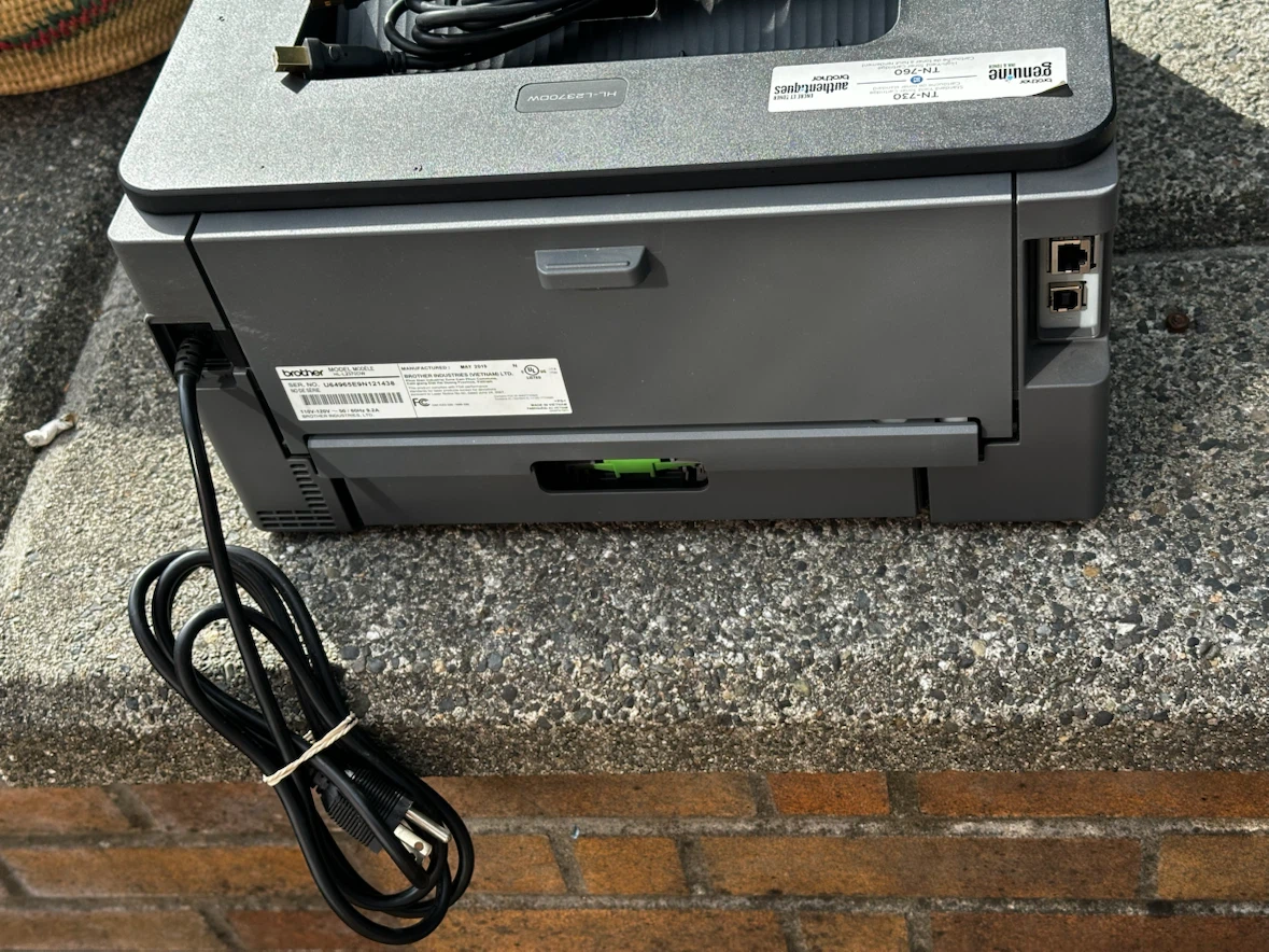 Brother HL-L2370DW Wireless Monochrome Laser Printer - photo 5