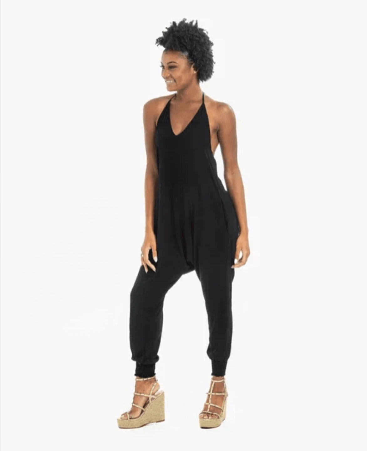 Buddha Pants Savannah Solid Harem Jumpsuit - photo 2