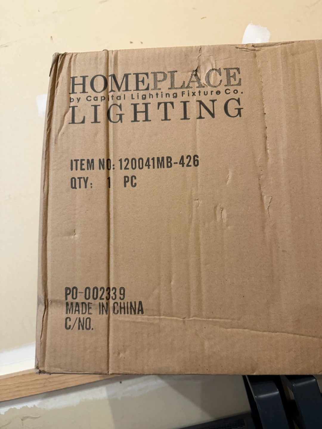 Homeplace by Capital Lighting 3-light vanity fixture.
