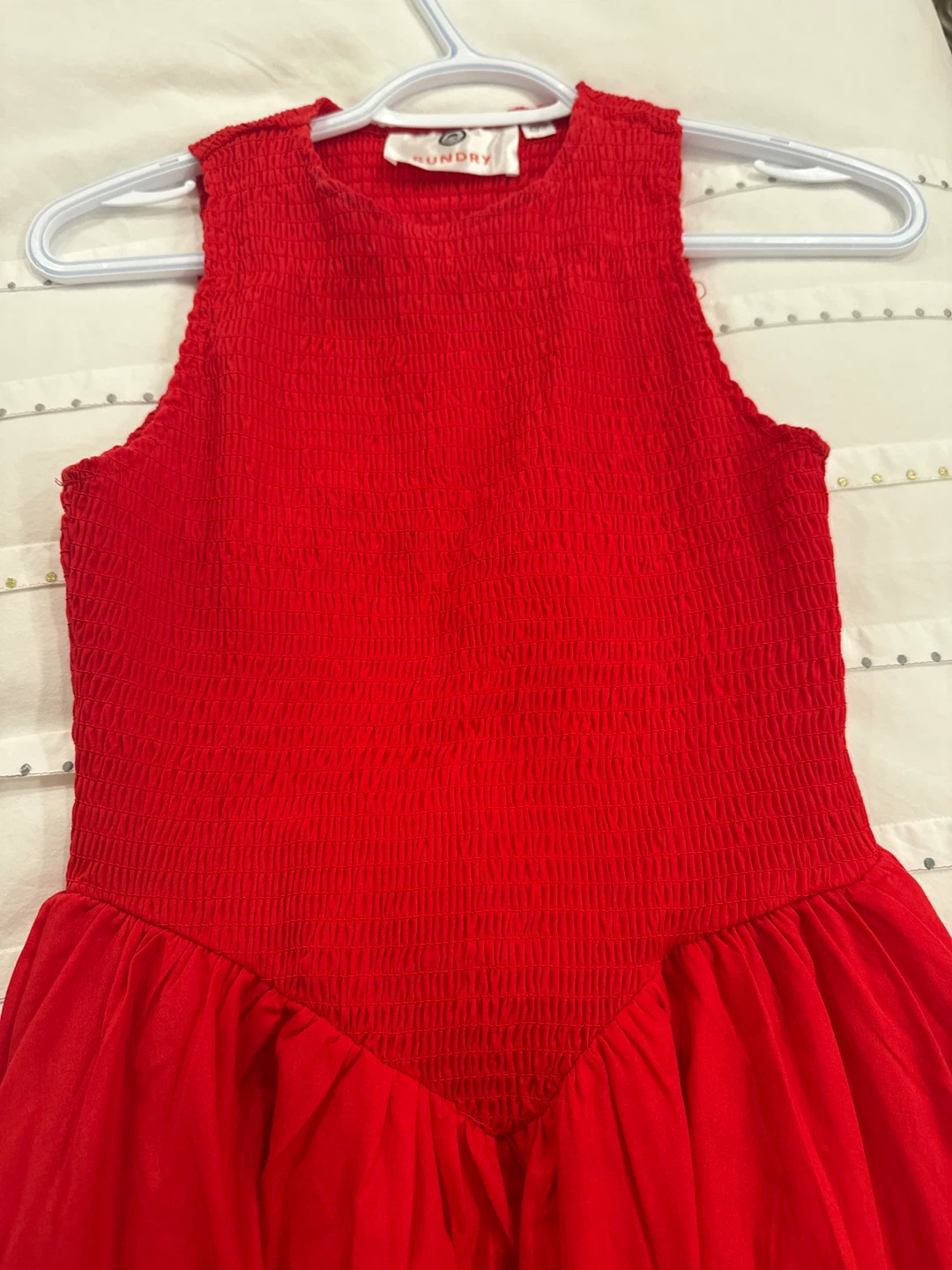 Red maxi dress - photo 3