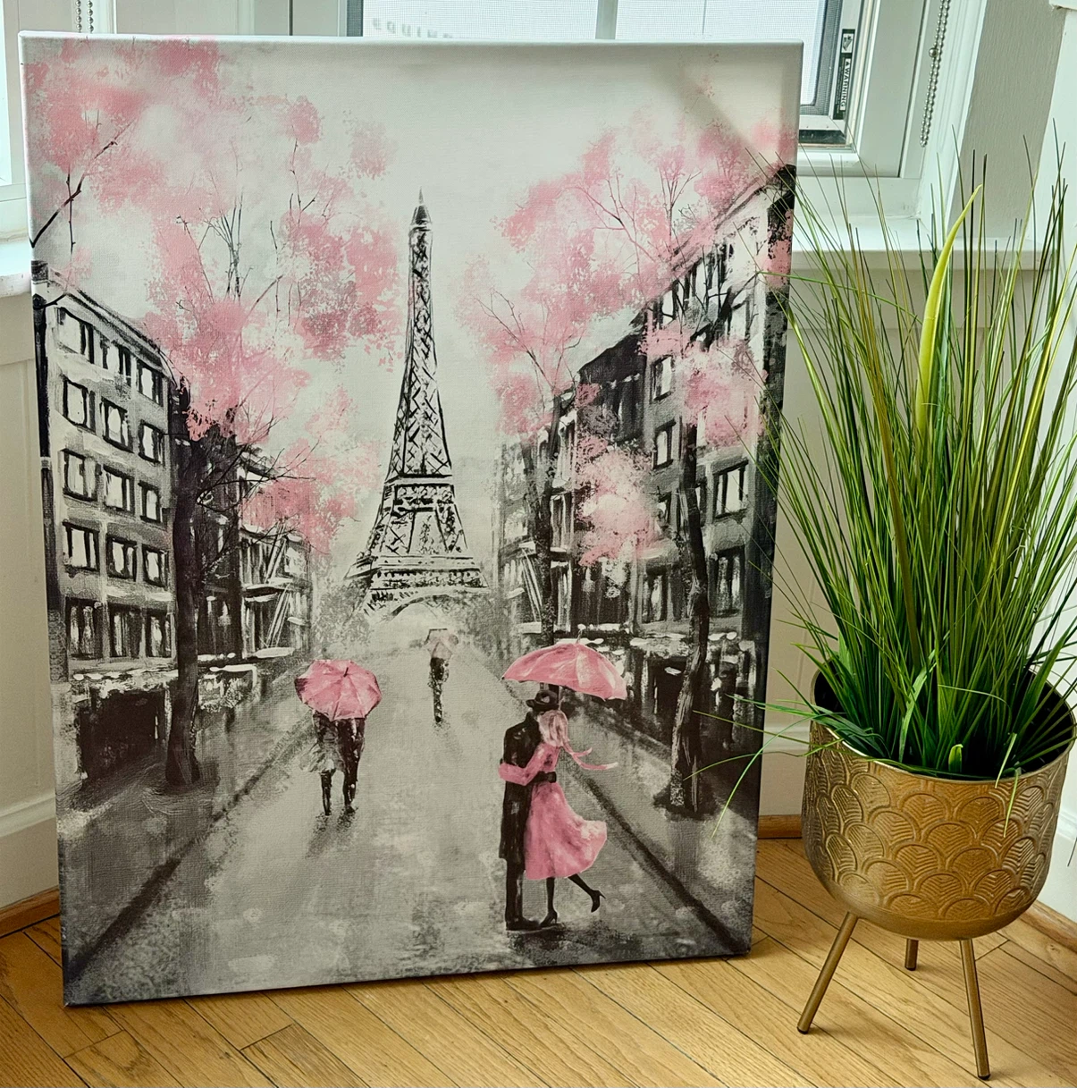 LOVELY VERY LARGE PARIS CANVAS