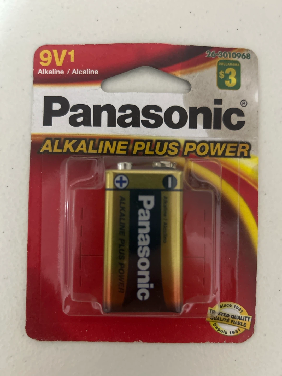 Panasonic 9V1 Alkaline Plus Power Battery