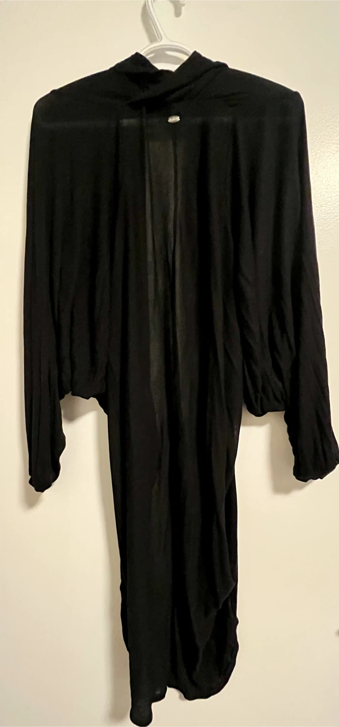 Guess Black Sheer Cardigan Size Large - photo 5