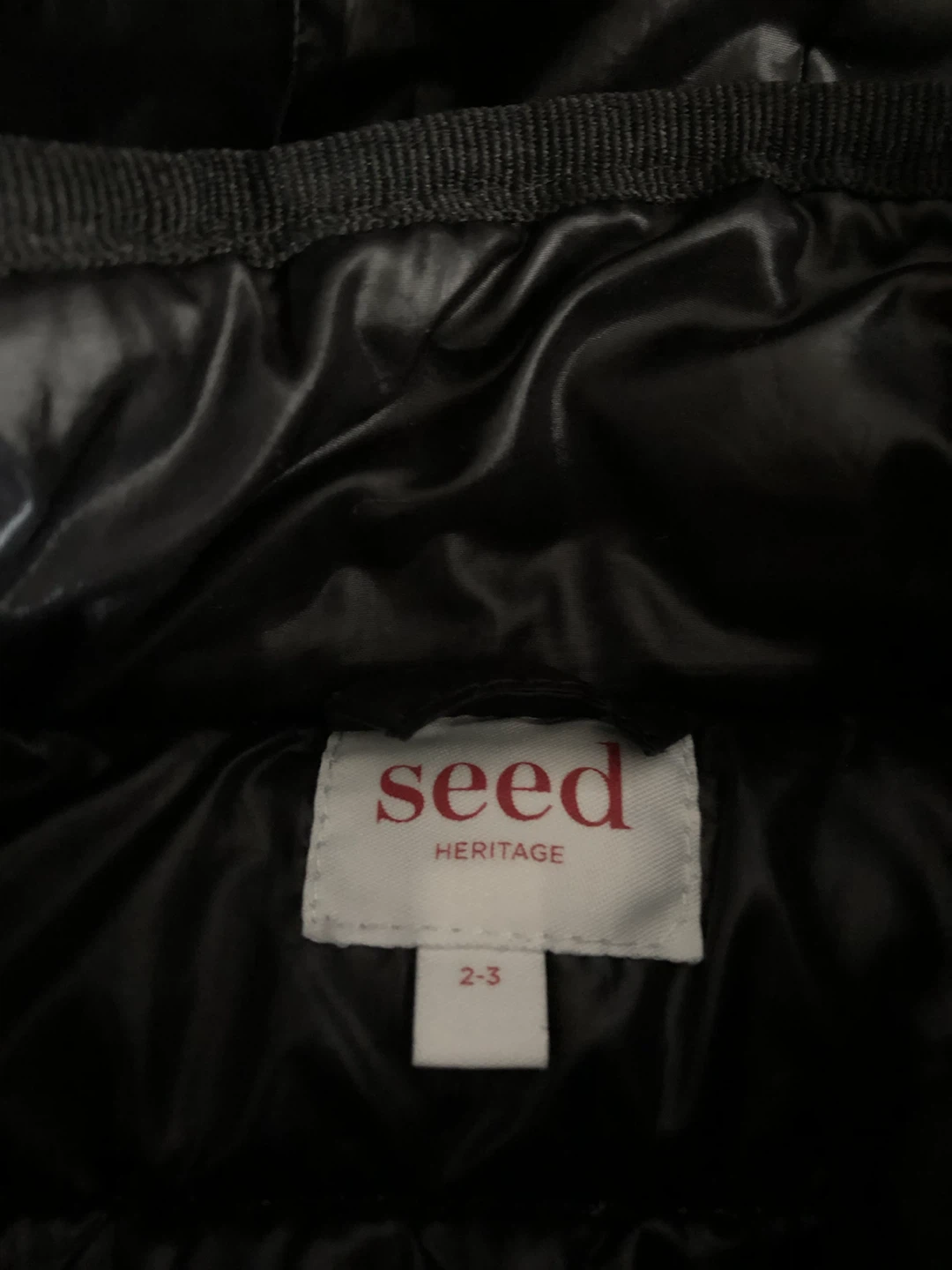 Seed Heritage black vest size 2-3 - photo 2