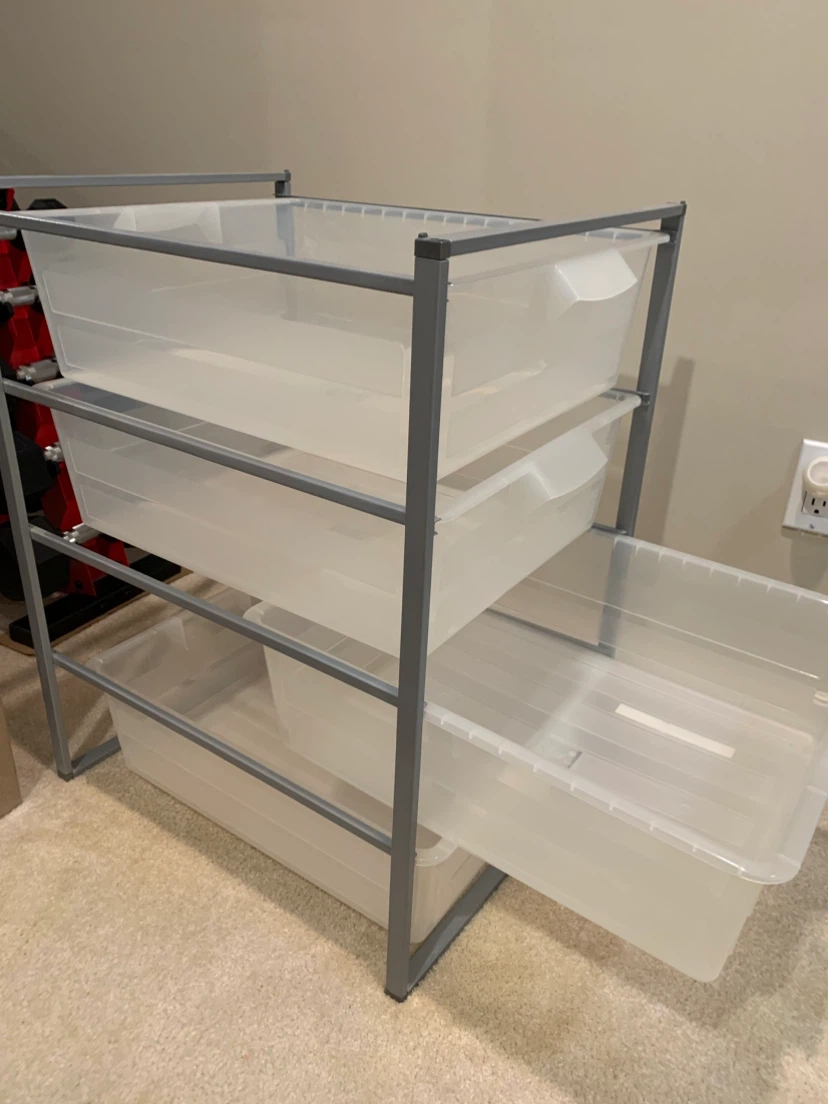 4-Drawer Plastic Storage Tower - photo 2