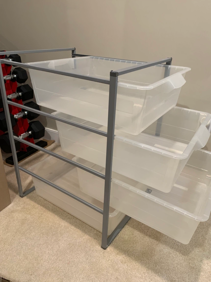 4-Drawer Plastic Storage Tower - photo 5