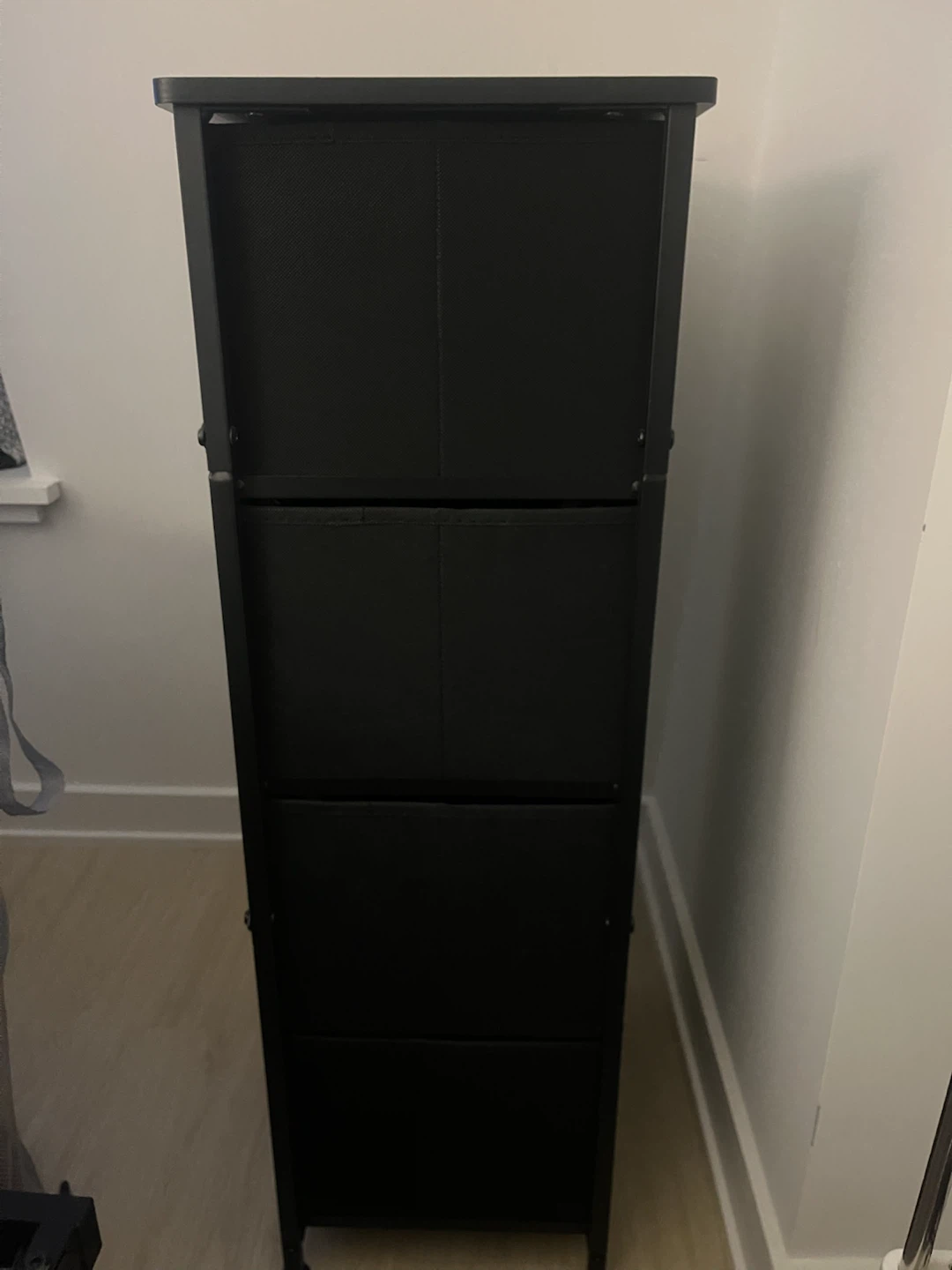 4- Fabric Drawer Black Storage Organizer - photo 2