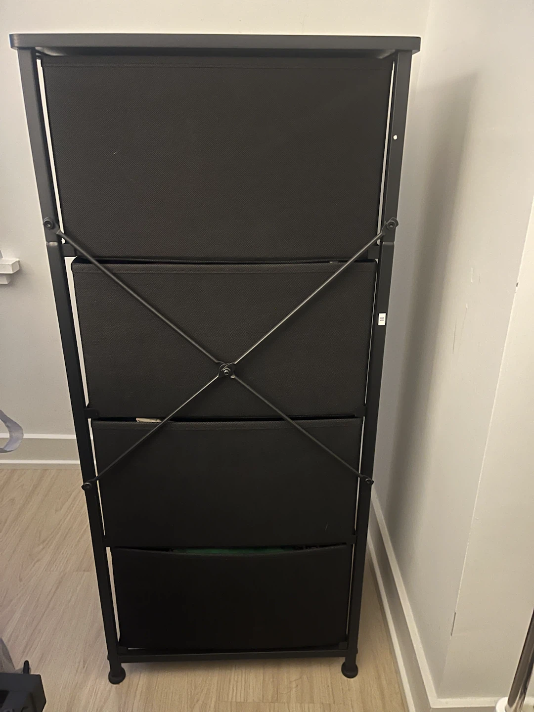 4- Fabric Drawer Black Storage Organizer - photo 3